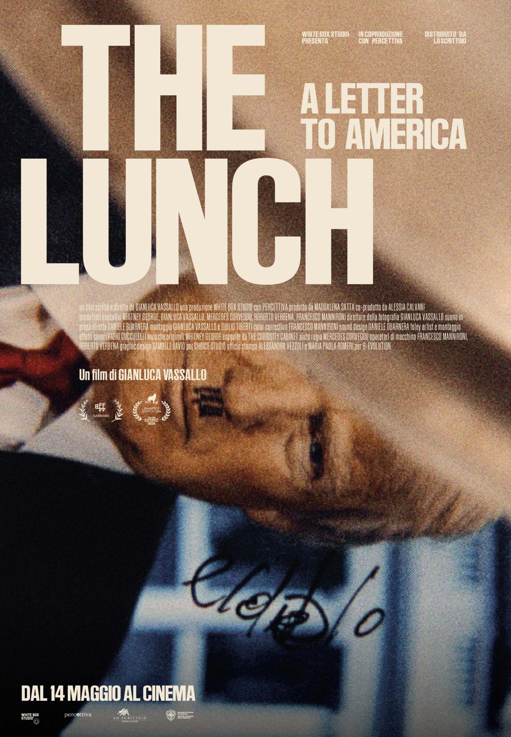 THE LUNCH. A LETTER TO AMERICA – Un documentario di Gianluca Vassallo